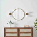 Schicke goldene designer wandleuchte fürs wohnzimmer - Nysséa