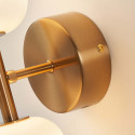 Elegante goldene wandleuchte hell - Nysséa