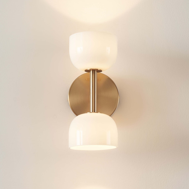 Goldene wandleuchte zeitgenössisches design - Nysséa