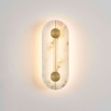 Alabaster gold leuchte fürs wohnzimmer - Calizia
