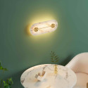 Goldene wandleuchte integrierte led - Calizia