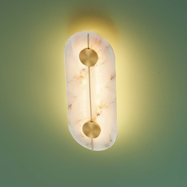 Alabaster wandbeleuchtung edel - Calizia