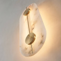 Alabaster gold leuchte warmes licht - Calizia