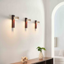 Travertin holz wandbeleuchtung design modern - Fiorenzo