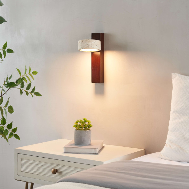 Travertin wandleuchte design - Fiorenzo