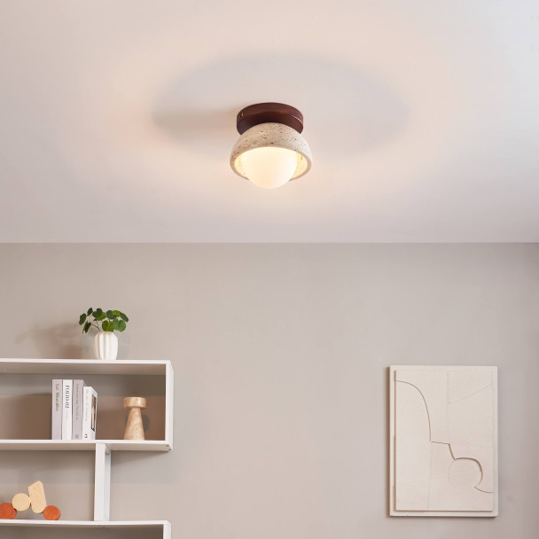 Travertin leuchte innenbereich design - Pietra