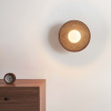 Nussbaum designer wandleuchte edel - Thalan