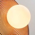 Nussbaum wandleuchte hell - Thalan