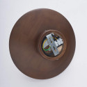 Nussbaum wandleuchte mit weißem glas - Thalan