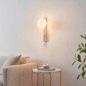 Travertin wandleuchte modernes interieur - Lira