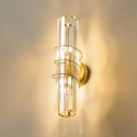 Goldene wandleuchte modern elegant - Daryna