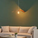 Goldene pendelleuchte moderner stil - Piuma