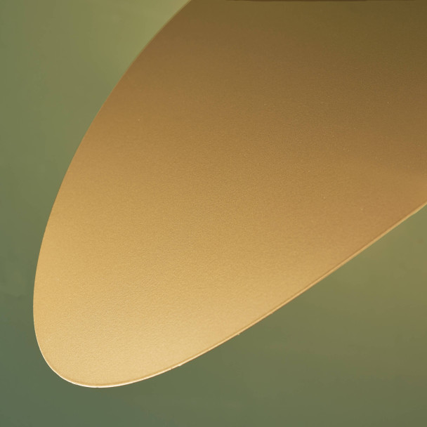 Goldene metall beleuchtung elegant - Piuma