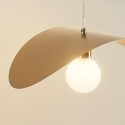 Goldene metall pendelleuchte design - Piuma