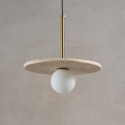 Travertin beleuchtung modernes interieur - Silvia