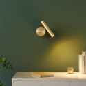 Goldene günstige Leseleuchte - Isévia