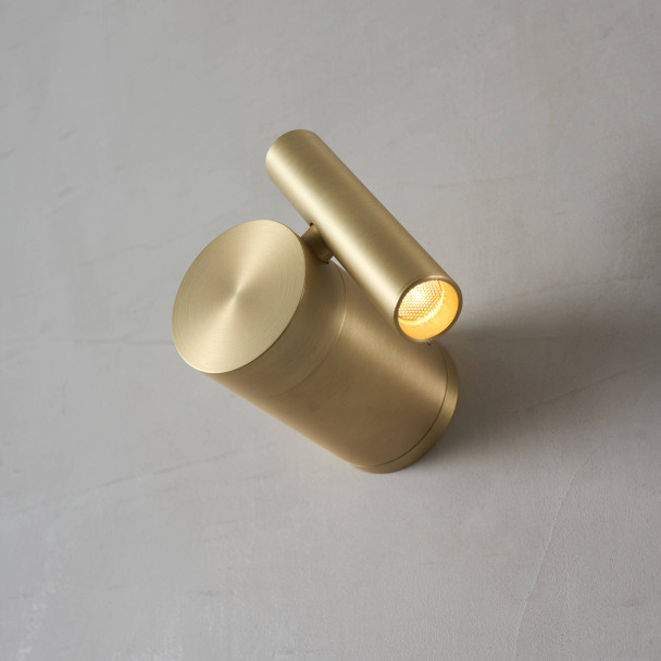 Elegante goldene Leseleuchte - Isévia