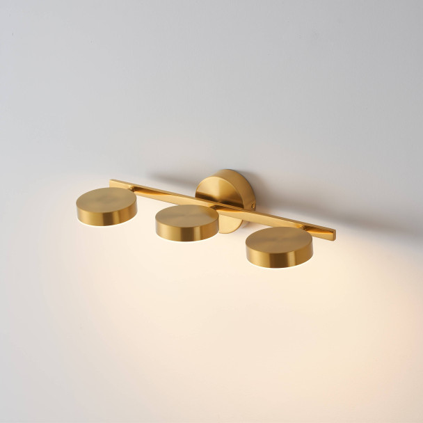 Messing-Wandleuchte raffinierter Stil modernes Interieur - Syloria