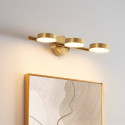 Goldene Wandleuchte dreifache Lichtquelle - Syloria