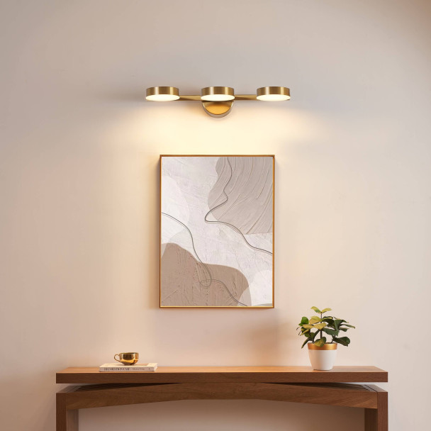 Goldene Wandleuchte gleichmäßige Atmosphäre - Syloria