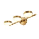 Dreifache Messing-Wandleuchte mit LED und 3 verstellbaren Spots - Syloria