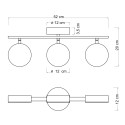 Messing LED-Wandleuchte zeitgenössische Deko - Syloria
