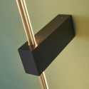 Moderne schwarze LED-Wandleuchte Innenbereich - Edeline