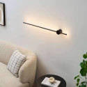 Minimalistische schwarze LED-Wandleuchte - Nikolai