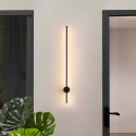 Schwarze LED-Wandleuchte indirektes elegantes Licht - Nikolai