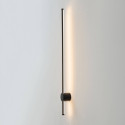 Lange schwarze Wandbeleuchtung Design - Nikolai