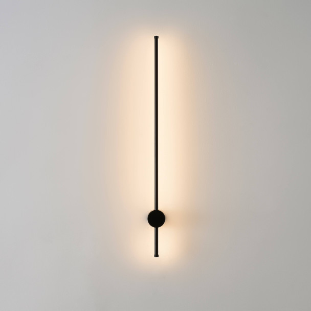 Schwarze LED-Leuchte minimalistischer Premium Look - Nikolai