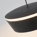 Schwarze klare Design-Pendelleuchte - Mavel