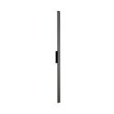 Schwarze lange rechteckige LED-Wandleuchte indirekt 120 cm IP54 - Noméris