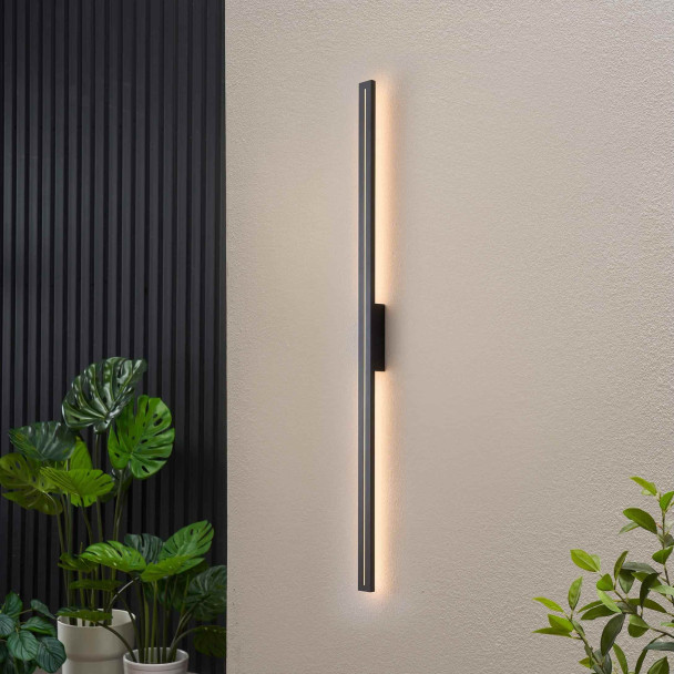 Schwarze LED-Leuchte indirektes elegantes Licht - Noméris