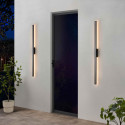 Schwarze Wandleuchte 120 cm ideal große Wand - Noméris