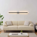 Schwarze LED-Wandbeleuchtung zeitgenössischer Stil - Noméris