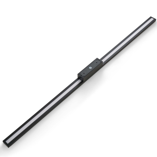 Schwarze LED-Leuchte stark gleichmäßig - Noméris