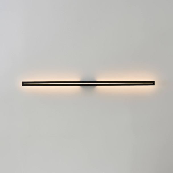 Schwarze Wandbeleuchtung ideal Eingang oder Wohnzimmer - Noméris