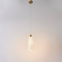 Weiße Opal Pendelleuchte Mehrfachanordnung - Leonora