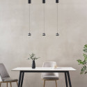 Schwarze Design-Pendelleuchte ideal Leseecke - Rive