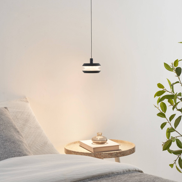 Zylindrische LED-Pendelleuchte gemütlicher Effekt - Rive