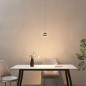 Schwarze Design-Pendelleuchte raffinierte Atmosphäre - Rive