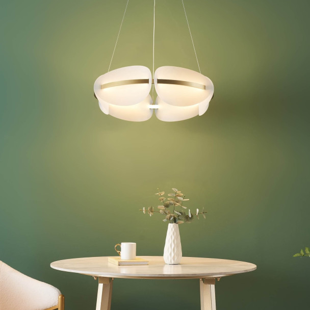 Goldene Pendelleuchte modulare Beleuchtung - Cristalia