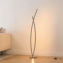 Gedrehte Stehlampe ideal minimalistische Deko - Elzo