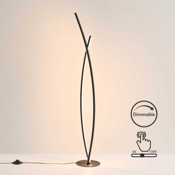 Elegante LED-Leuchte modernes Wohnzimmer - Elzo