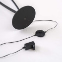 Schwarze Designleuchte modernes Interieur - Elzo