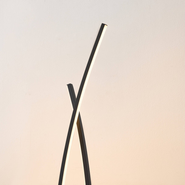 Minimalistische LED-Stehlampe klare Linien - Elzo