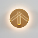 Moderne doppelte LED-Leselampe mit goldenem Schalter - Bilbao