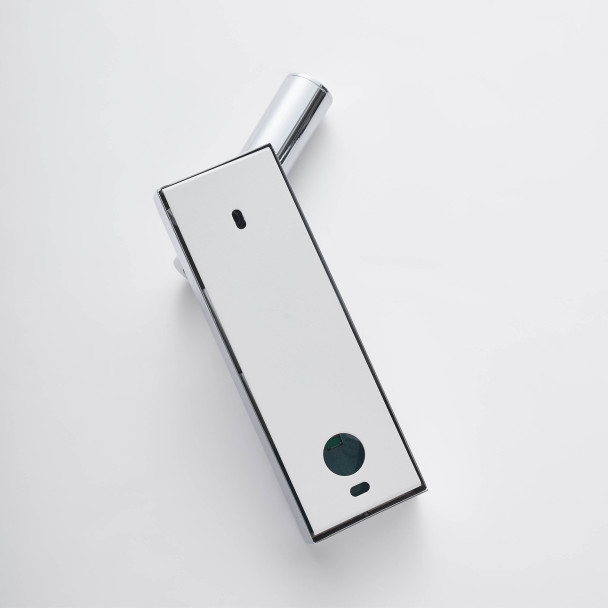 Chromfarbene LED-Leseleuchte mit USB-Anschluss...