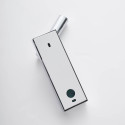 Chromfarbene LED-Leseleuchte mit USB-Anschluss integrierter Dimmer - Tofino